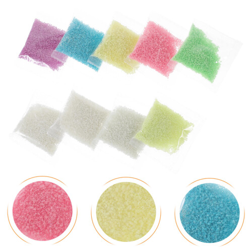 9Pcs Luminous Glow Sand For Home Decoration 2