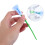 6 Pièces Marqueurs Verre Silicone Forme Fleurs Pour 4