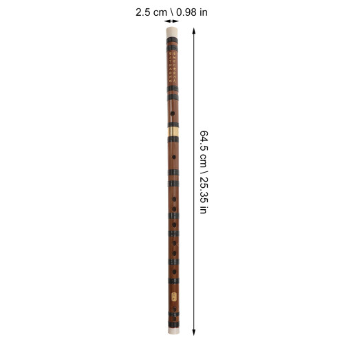 ensemble de flûte en bambou clé c, instrument de classique 1