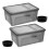 Caja De Cría Para Reptiles PP Con Bebedero Transparente 11