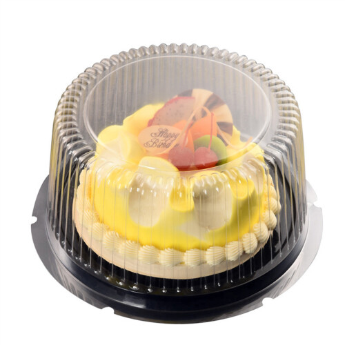 20 . cajas plástico 20 cm transparentes desechables para pasteles 1