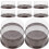 20 . cajas plástico 20 cm transparentes desechables para pasteles 8
