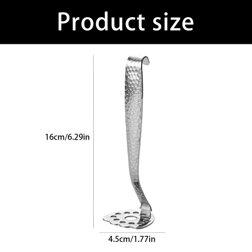 Steel Cats Paws Potato Masher Ergonomic Handle For Kitchen 2