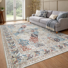 (Coastal, 200 X 290 cm-Living Room Rug) Extra Large Rugs Traditional Carpets for Living Room Bedroom