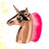 1Pc Unicorn Shape Makeup Brush For Powder Blush Foundation 9