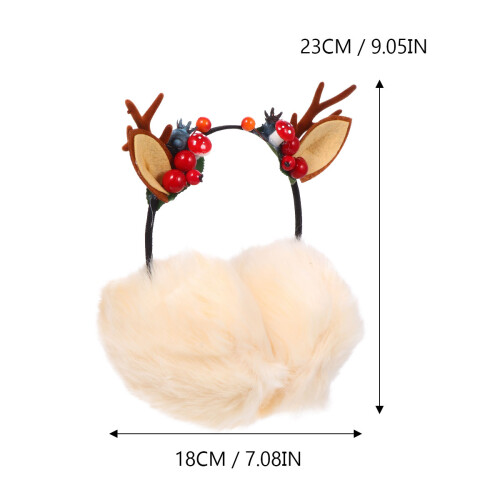 1pc Headband Funny Toddler Artificial Fruit Ear Warmer 2