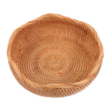 Cesta De Redonda Para Pão E Armazenamento Decorativo
