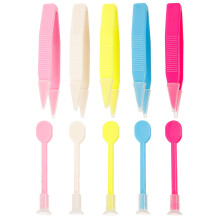 10 Pcs Tweezers And Suction Stick Lenses Inserter Remover For Travel
