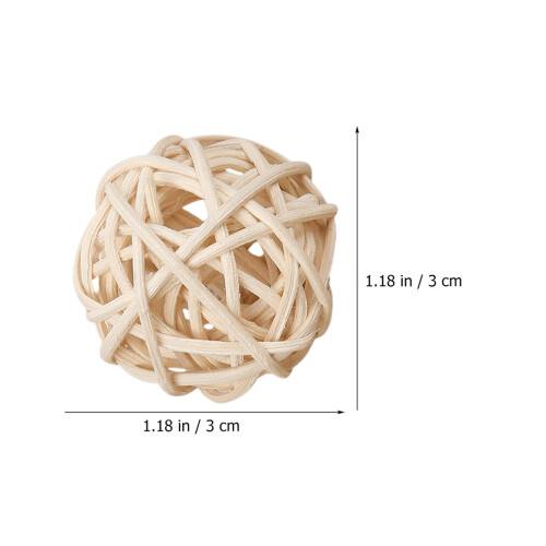 20 Pièces Boules En Rotin Naturel Pour Vase Projet 1