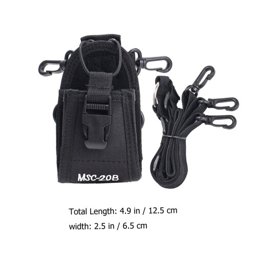 Nylon Radio Adjustable Interphone Storage Pouch 1