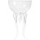 Creative jellyfish-shaped wine goblet for pub use, transparent glass 9