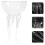 Creative jellyfish-shaped wine goblet for pub use, transparent glass 6