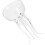 Creative jellyfish-shaped wine goblet for pub use, transparent glass 7