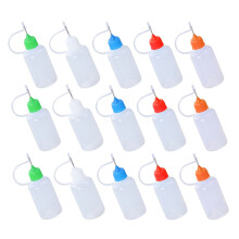 25Pcs 30Ml Reusable Glue Bottle With Replacement Applicator Tip