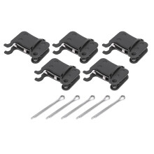 Plaquettes de frein semi-métalliques pour VTT, plaquettes de frein à disque semi-métalliques avec dissipation de chaleur et résistance à l'usure