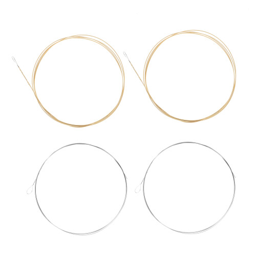 1Set Professional Steel Banjo String Kit Silver Durable Easy Replace