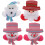 4 Kerst Broche Lichtgevende Badge 1