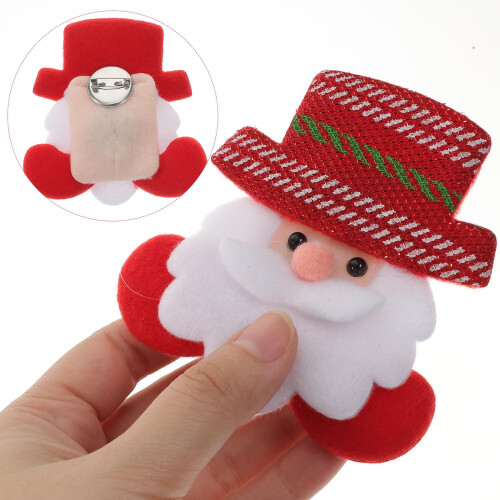 4 Kerst Broche Lichtgevende Badge 2