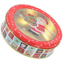 Christmas Tinplate Cookie Tin For Xmas Party Favors