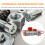 2 sets hydraulic quick coupling dust caps connector covers 10