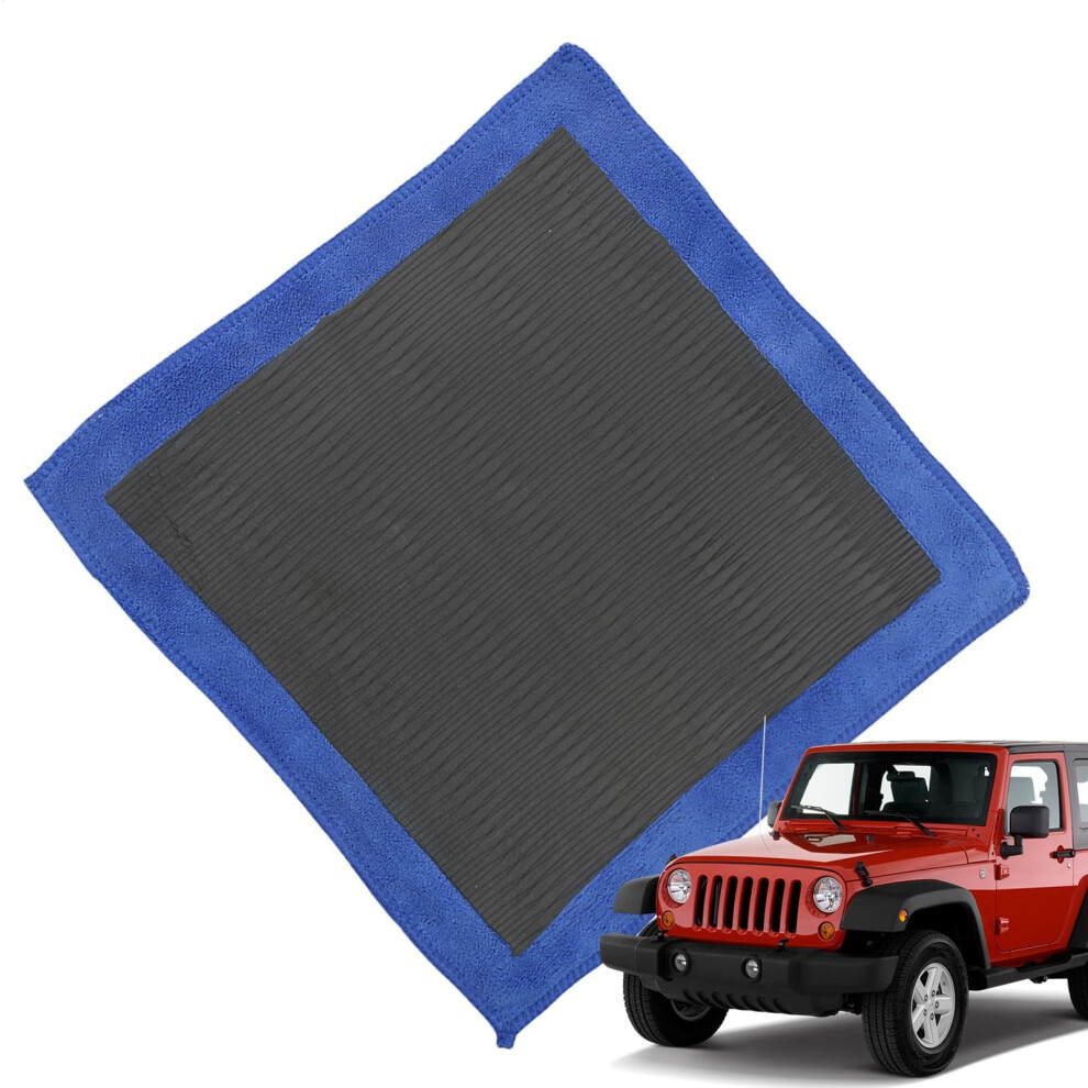 Car Detailing Clay Towel For Deep Dirt Removal Scratch Vehicle Cleaning Reusable Cloth Blue 9365049478885