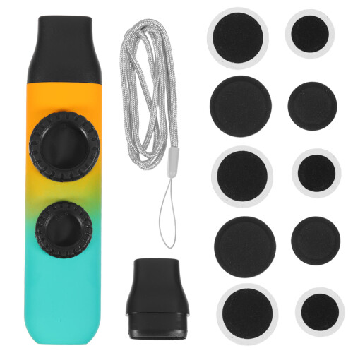 ensemble kazoo portable ajustable pour ukulélé et guitare - 1 jeu