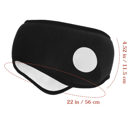copricapo con paraorecchie per dormire, muffole auricolari invernali 1