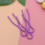 30Pcs Purple Thread Roller Clamp Plastic Bobbin Clips for Sewing Use 3