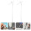 20Pcs Plastic Foam Applicator Tubes White Nozzles for 11
