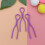 30Pcs Purple Thread Roller Clamp Plastic Bobbin Clips for Sewing Use 9