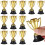 24 Unidades Troféu Mini De Plástico Com Base Preta 3