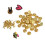 100 Pezzi Chiusure Con Spilla Per Cravatte In Metallo 12 Mm 6