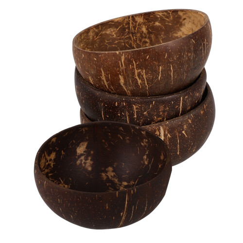 4Pcs Tigela De Casca De Para Servir E Armazenar Lanches