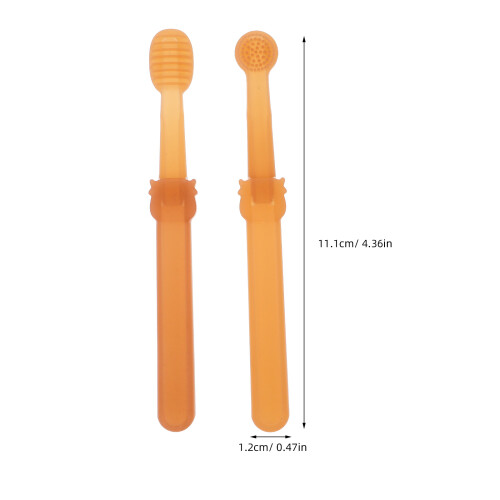 1Set Spazzolino Silicone Per Set Pulizia Orale 2