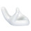 White Ceramic Ocarina Display Stand Office Desk Decor Gift 1