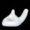 White Ceramic Ocarina Display Stand Office Desk Decor Gift 4
