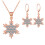 Set Natale Fiocco Collana Zirconi 4