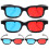 4 Pcs Game Glasses 3d Miss Scene Clear Frame Video Display 8