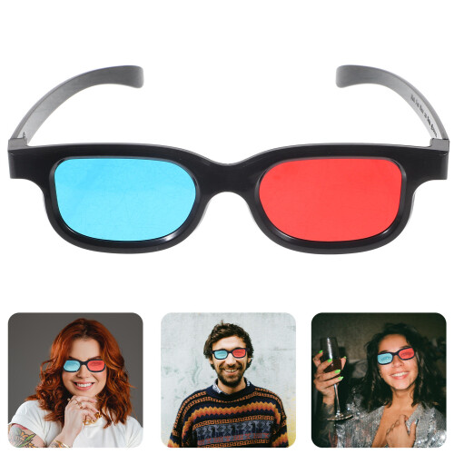 4 Pcs Game Glasses 3d Miss Scene Clear Frame Video Display 2