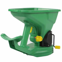 Handheld Seed Spreader with 5 Gear Adjustment for Precise Lawn Seeding, Fertilizing and Snow Melting