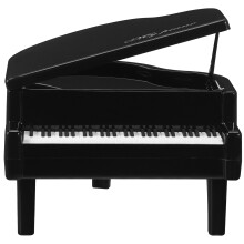 Creatief mini piano model decoratief bureauaccessoire en fototoestel