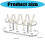 Clear Darted Storage Rack With Individual Slots-Black 3