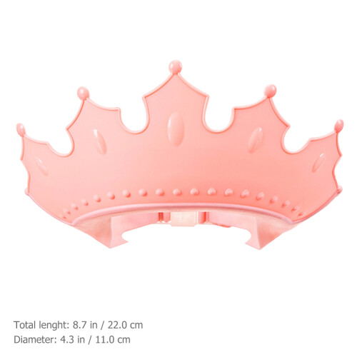 Waterproof Kids Shampoo Hat Pink Adjustable Tpe PP Bath Cap 1