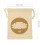 2Pcs Meditation Singing Bowl Pouch Khaki Cotton Durable Drawstring Bag 2