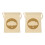 2Pcs Meditation Singing Bowl Pouch Khaki Cotton Durable Drawstring Bag 8