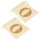 2Pcs Meditation Singing Bowl Pouch Khaki Cotton Durable Drawstring Bag 7