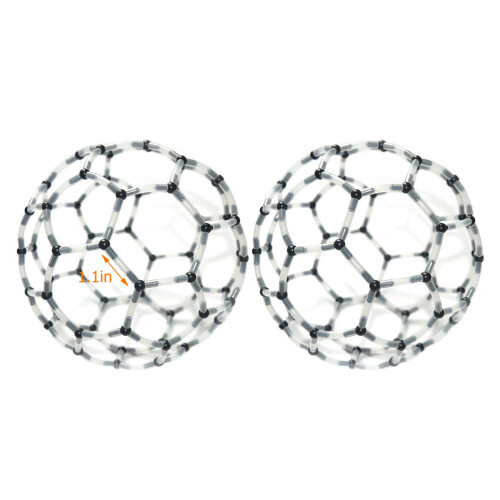 2 Sets Chemistry Molecular Model Kit C60 Structure Teaching Aid 1
