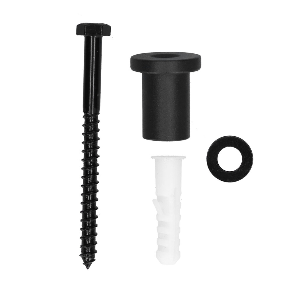 Sliding Barn Door Spacers Sturdy Mounting Hardware Track To Wall Connectors Carbon Steel Corrosion Resistant Fast Installation For Garage Basement Doo 9198585139541