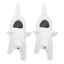 2 chaleiras pequenas para com copo liso e jarra animal