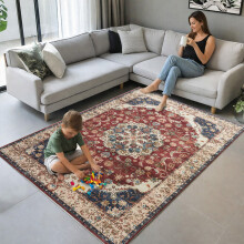 (RedTraditional, 160 X 230 cm-Bedroom Rug) Extra Large Rugs Traditional Carpets for Living Room Bedroom